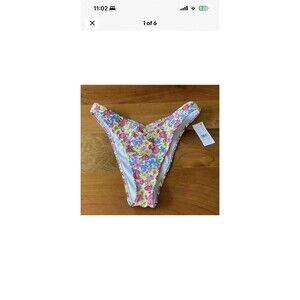 Pacsun Swim Eco Womens Size Small Floral Bikini Bottoms NEW WITH TAGS